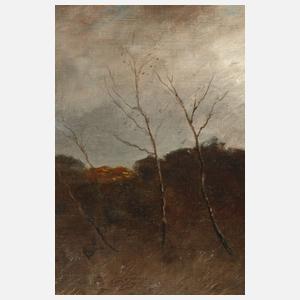 Franz Reder-Broili, Abendstimmung im Dachauer Moos