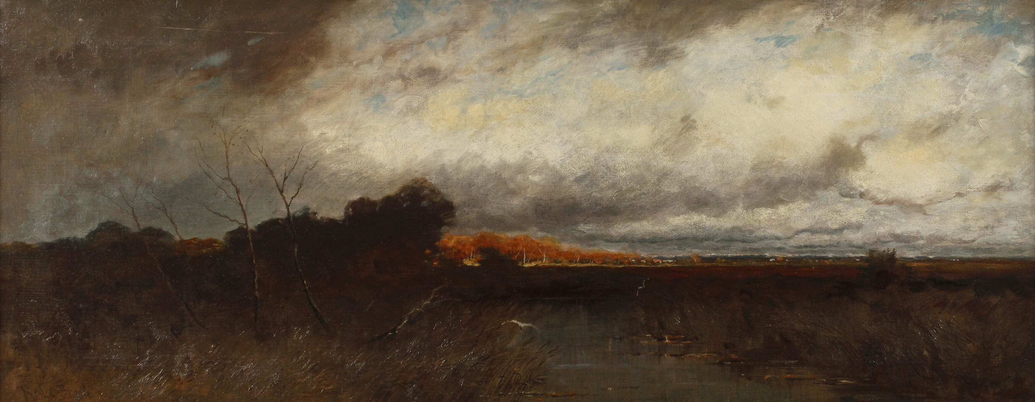 Franz Reder-Broili, Abendstimmung im Dachauer Moos