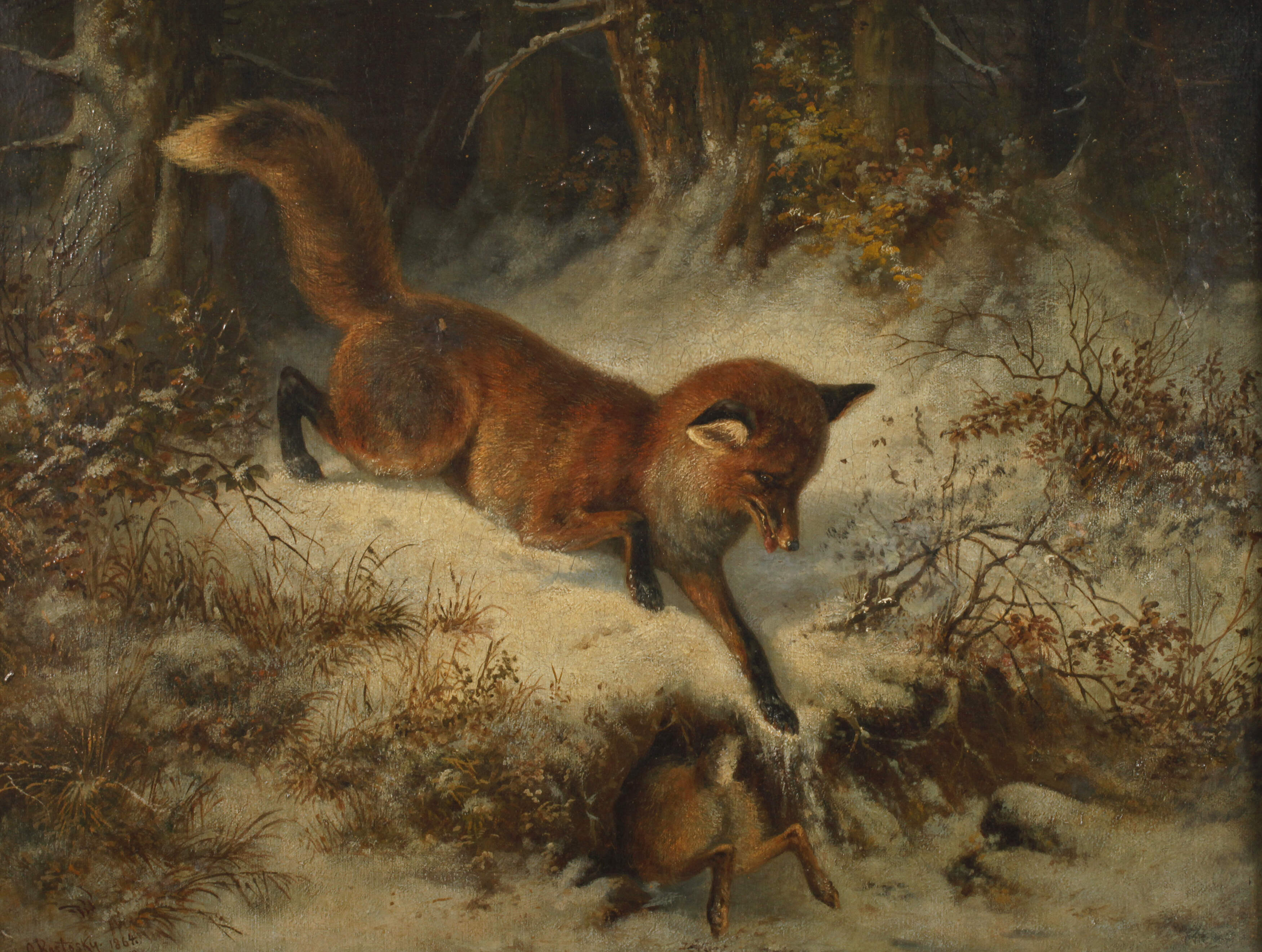 Carl Oswald Rostosky, Der Fuchs und der Hase