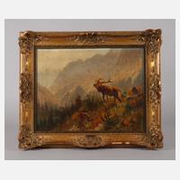 Robert Schietzold, Hirsch im Gebirge111
