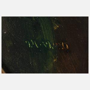 Wilhelm Schreuer, attr., Abendliche Szene