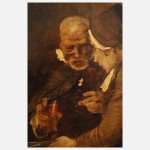 Wilhelm Schreuer, attr., Abendliche Szene