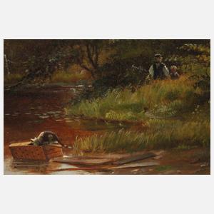 H. Trolle, Sommer am Teich