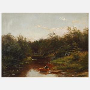 H. Trolle, Sommer am Teich