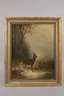 Ludwig Voltz, attr., Rehe in Winterlandschaft