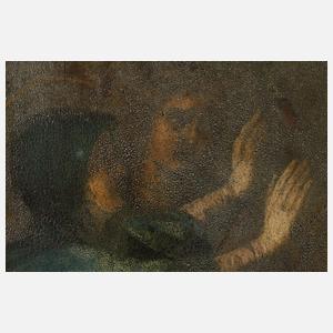 Kreuzwegstation: Jesus begegnet seiner Mutter