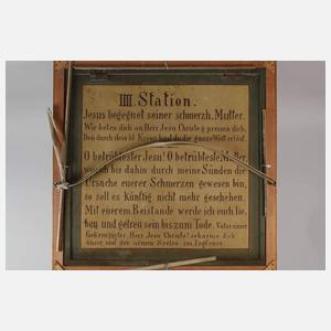 Kreuzwegstation: Jesus begegnet seiner Mutter