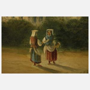 Kloster in mediterraner Landschaft