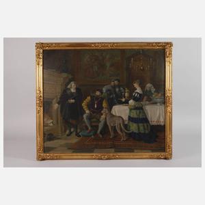 Anton Fugger verbrennt die Pfandbriefe Karls V.