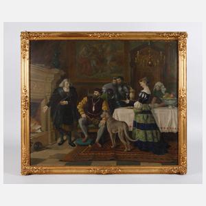 Anton Fugger verbrennt die Pfandbriefe Karls V.