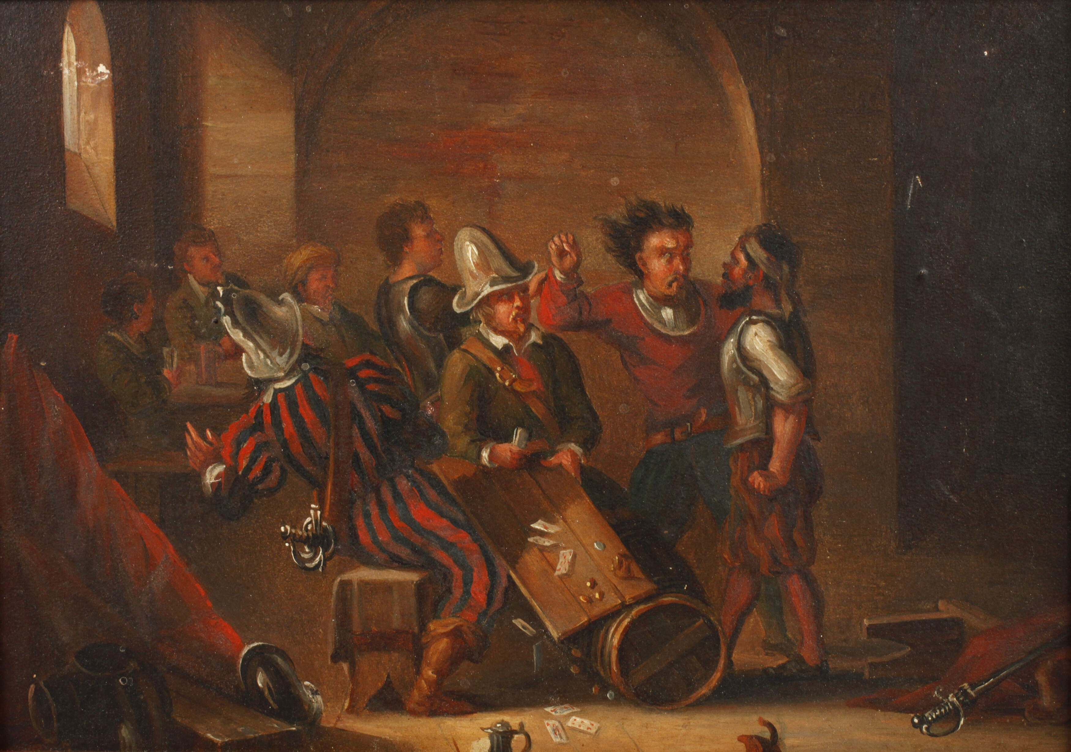 Der Streit nach dem Kartenspiel