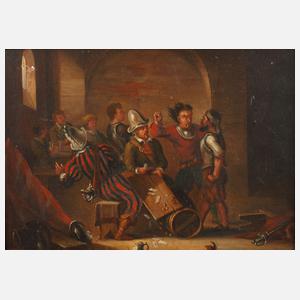 Der Streit nach dem Kartenspiel