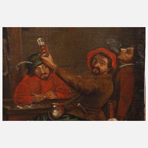 Holländische Trinkszene