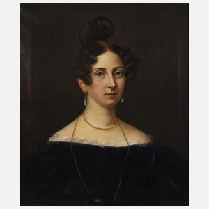 Biedermeier-Damenportrait