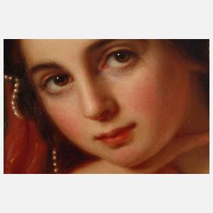 Junge Italienerin mit Mandoline