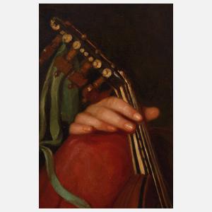 Junge Italienerin mit Mandoline