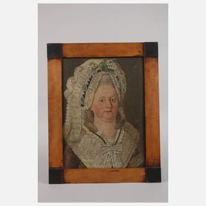 Paar Biedermeierportraits