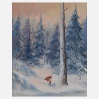 Pär Åkered, Fuchs im Winterwald111