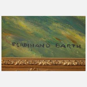 Ferdinand Barth, Herbstlandschaft nach Eugen Bracht