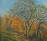 Ferdinand Barth, Herbstlandschaft nach Eugen Bracht