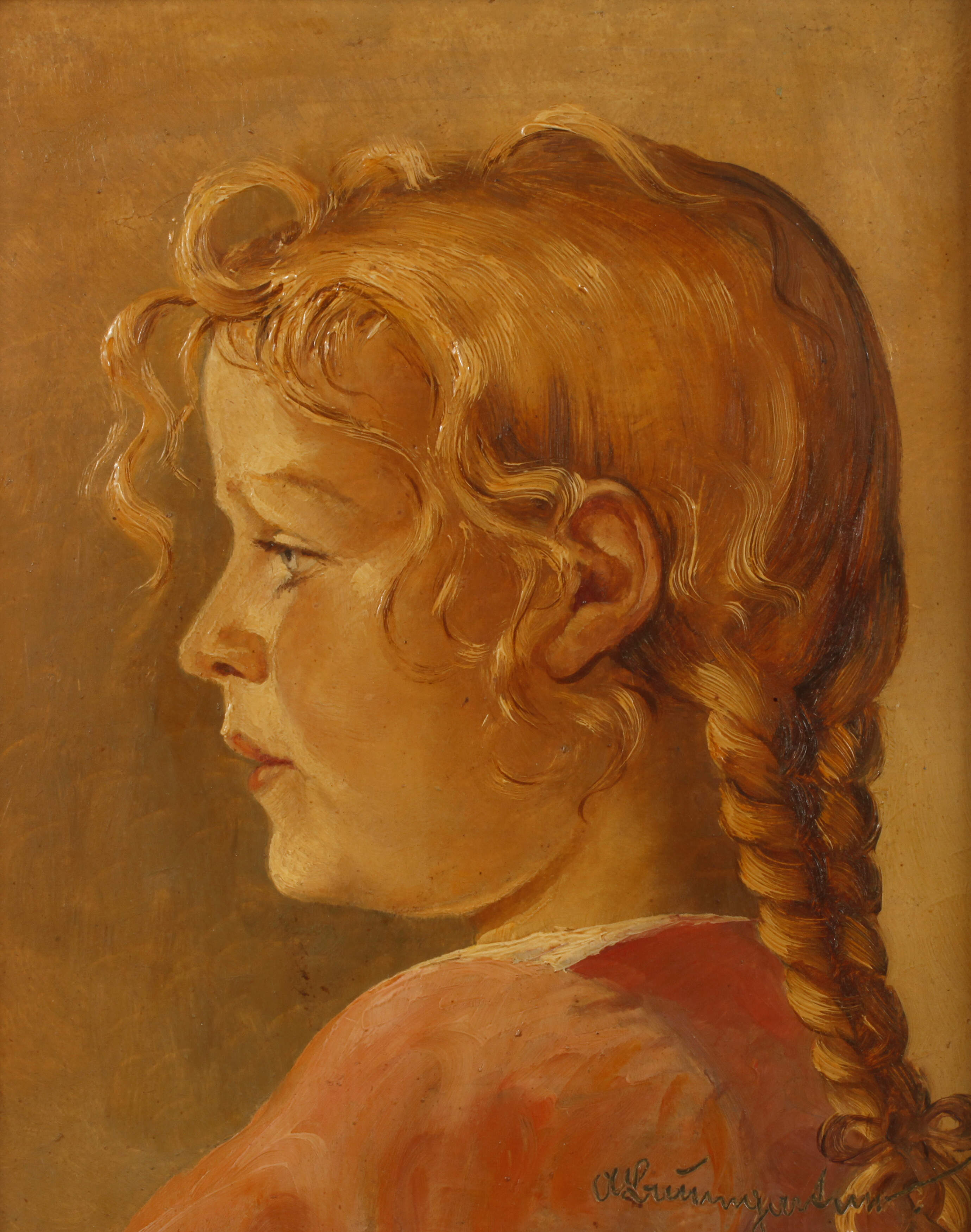 August Baumgartner, Mädchenportrait