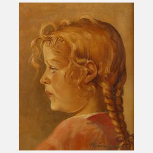 August Baumgartner, Mädchenportrait