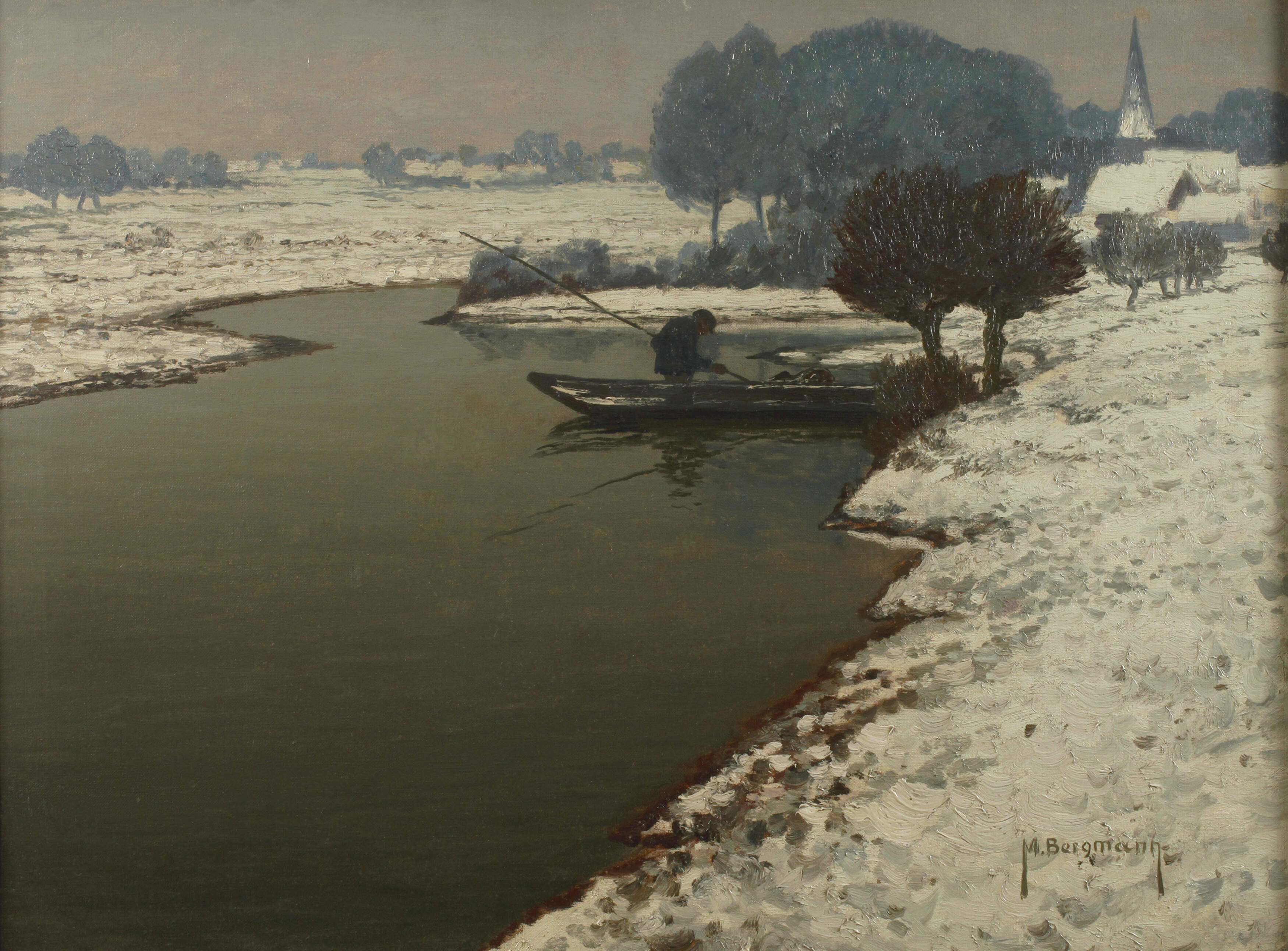M. Bergmann, Winterabend