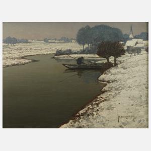 M. Bergmann, Winterabend