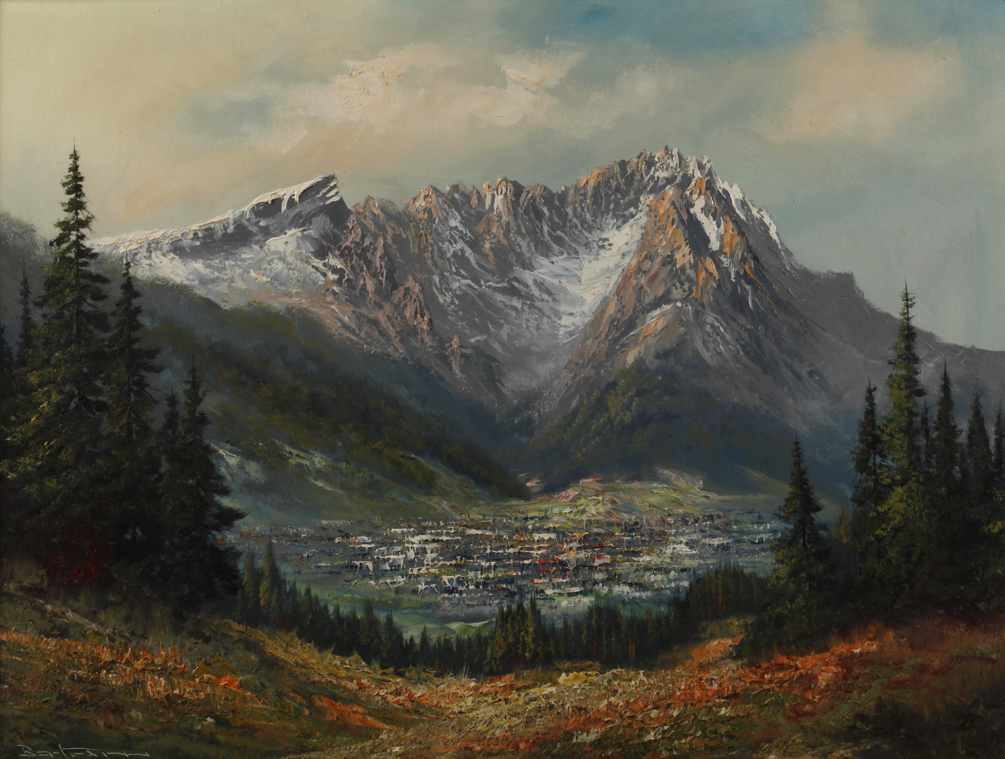 Bertram, Blick zum Watzmann