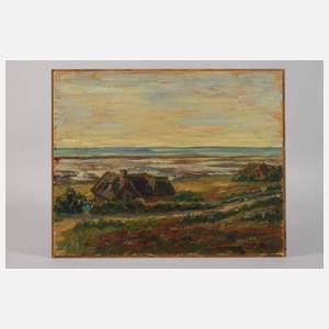 Karl Boehm, Fischerhäuser am Strand