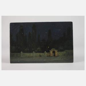 Robert Büchtger, Gemälde, Nächtliche Szene