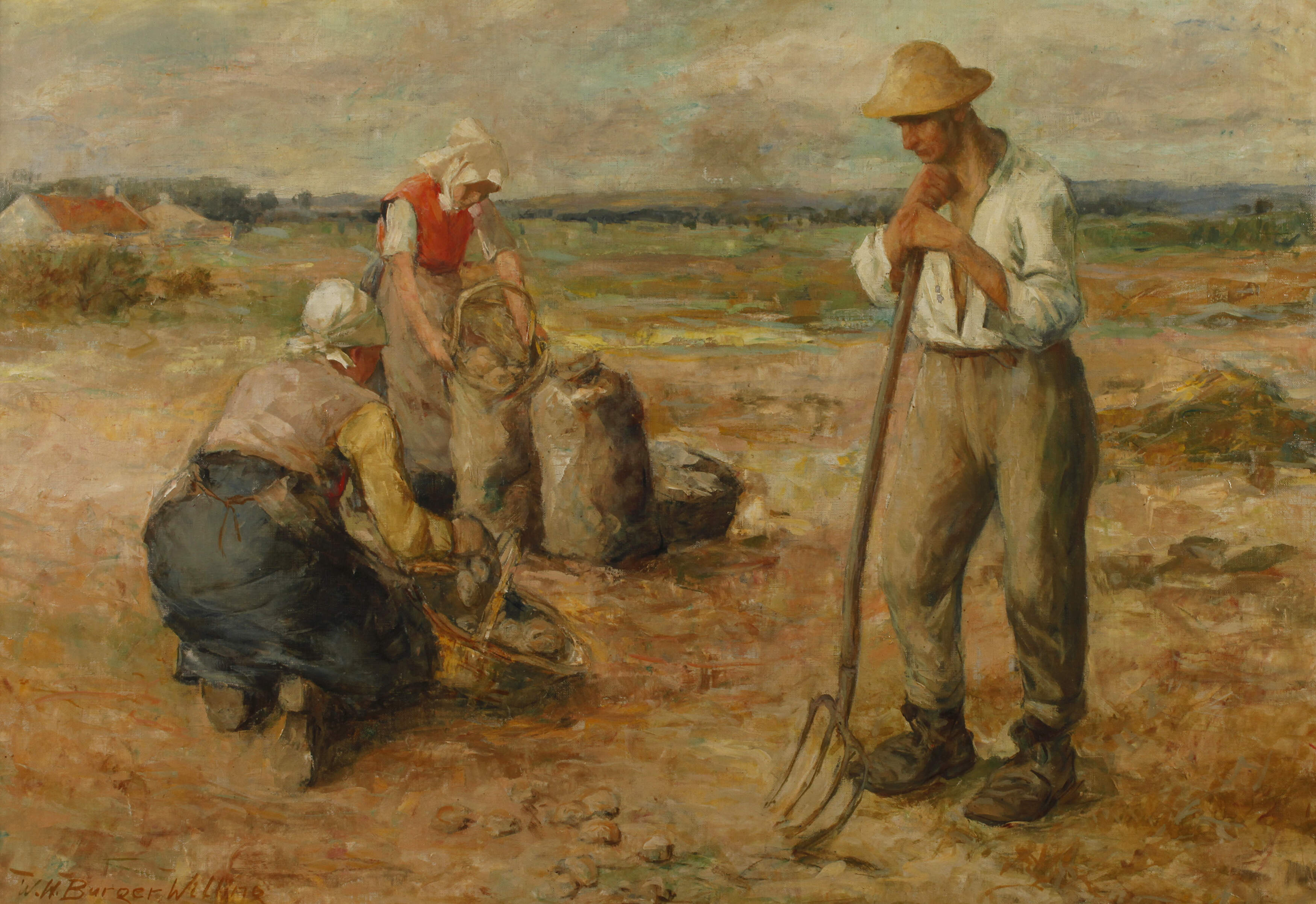 Prof. Willi Hans Burger-Willing, Kartoffelernte