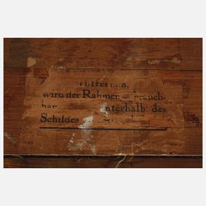 H. Eggert, Fuhrwerk in Waldlandschaft