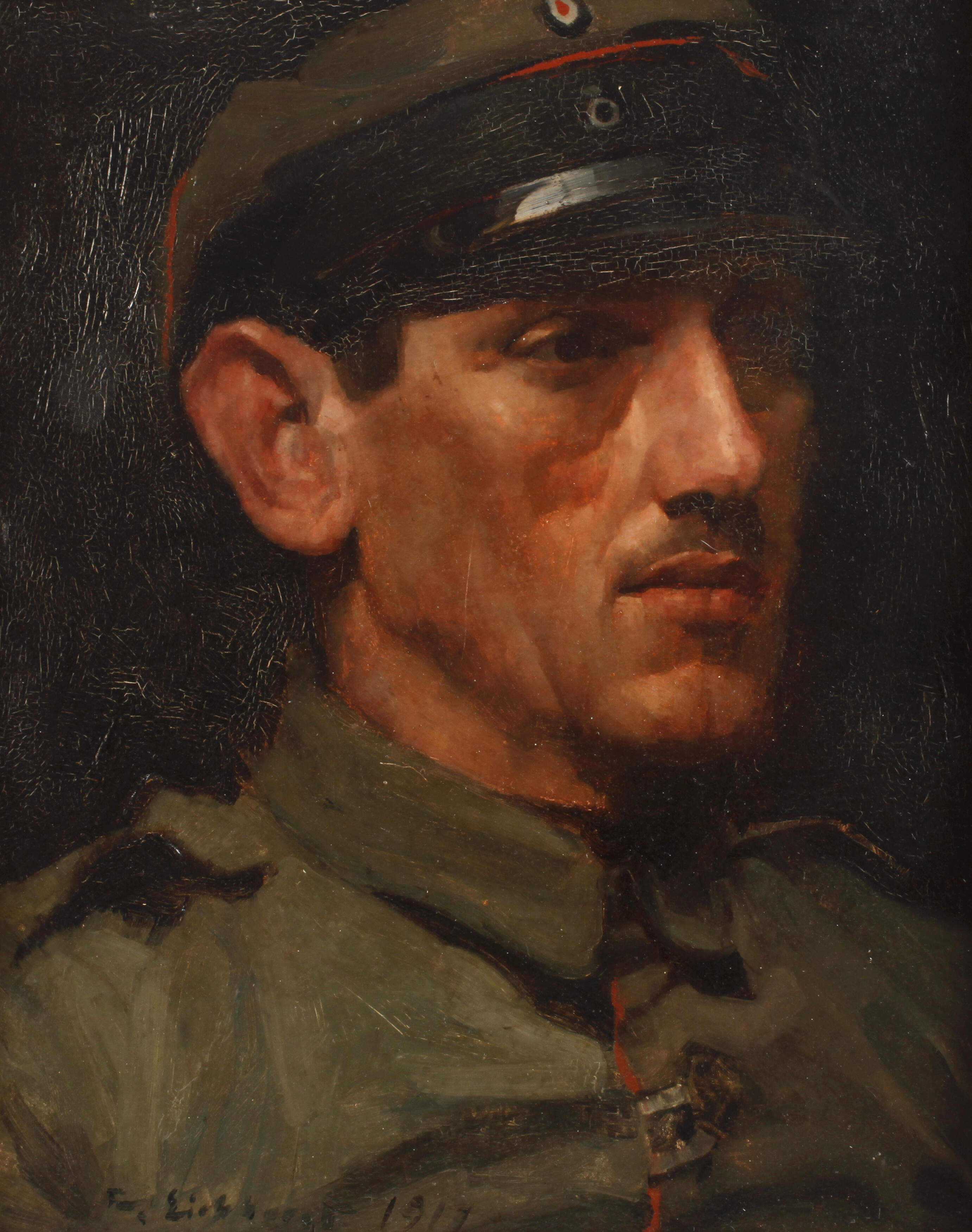 Prof. Franz Eichhorst, Soldatenportrait
