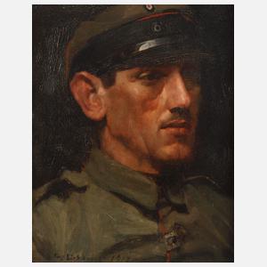 Prof. Franz Eichhorst, Soldatenportrait