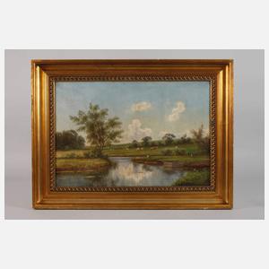 H. Ellersen, Sommerliches Idyll am Fluss