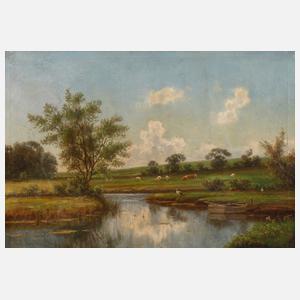 H. Ellersen, Sommerliches Idyll am Fluss