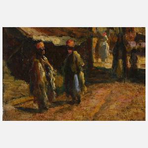 Fekete, Orientalische Stadtansicht mit Moschee