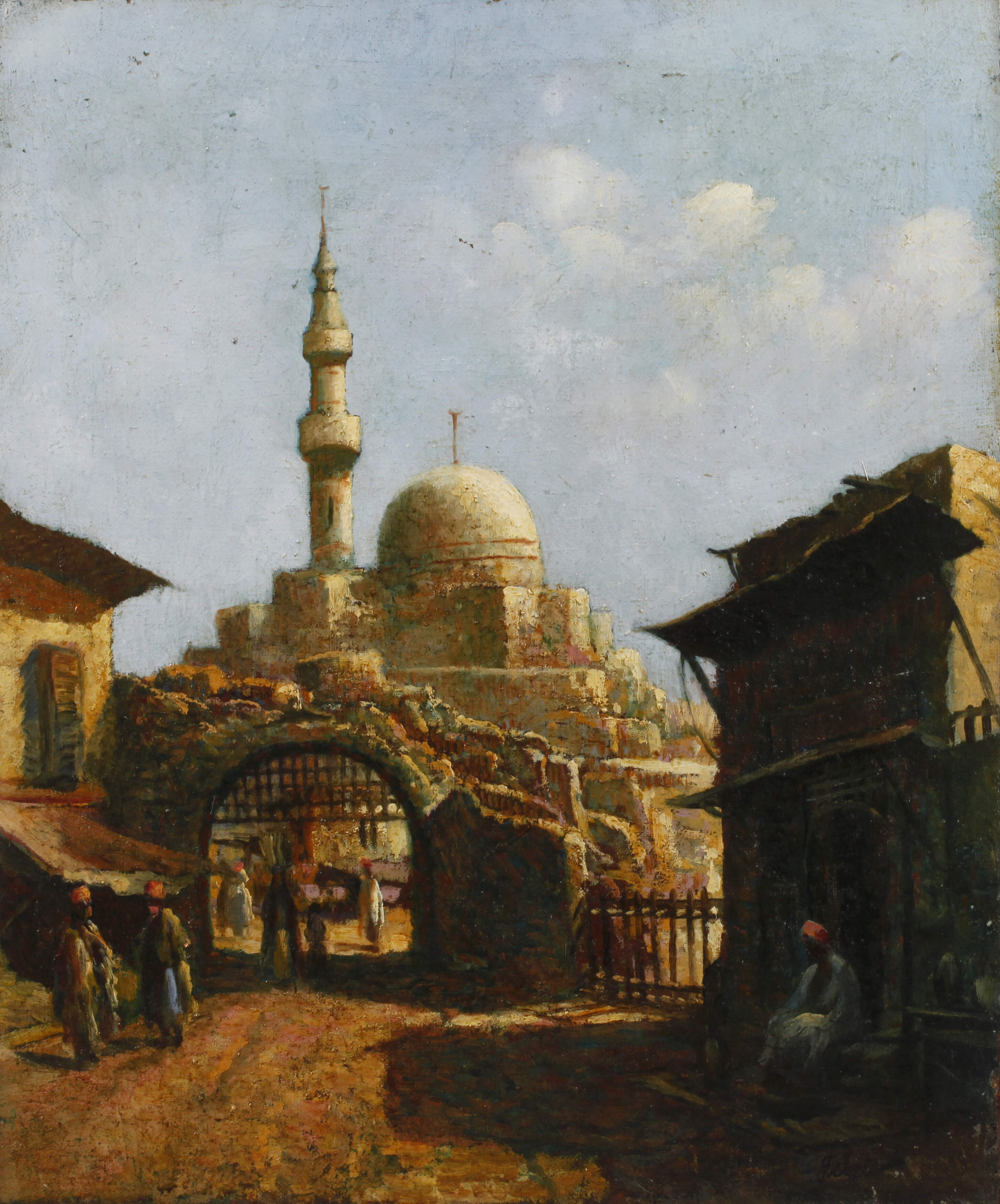 Fekete, Orientalische Stadtansicht mit Moschee