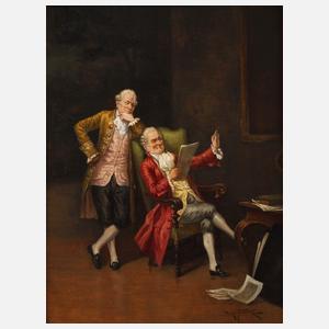 E. A. Franke, Paar galante Herren