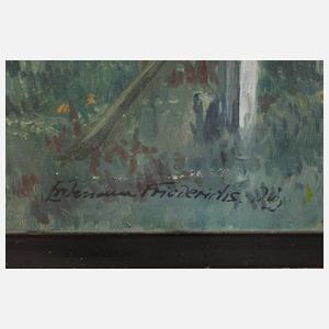 Friederichs, Bäuerin in Sommerlandschaft