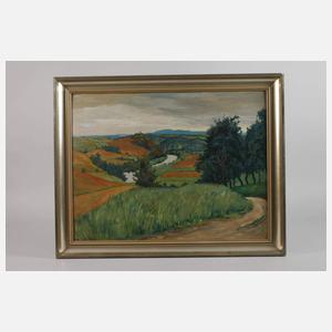 Reinhold Geidel, Sommerliche Flusslandschaft