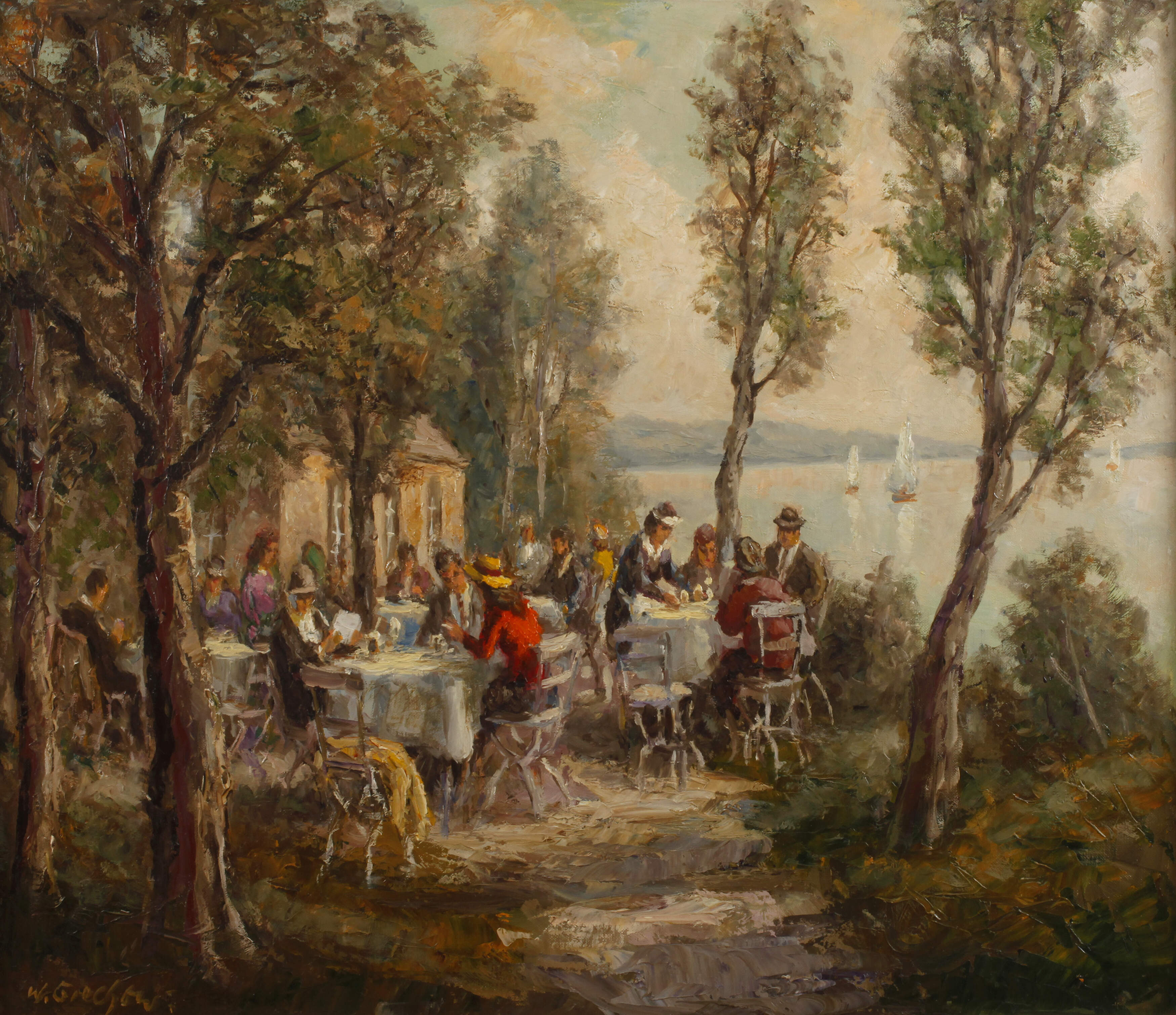 Wladimir Grechow, Belebtes Strandcafe