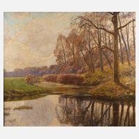 Hans Greinke, Herbststimmung am Weiher111