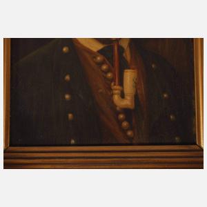 Wilhelm Großmann, attr., Bauer mit Pfeife