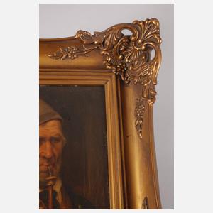 Wilhelm Großmann, attr., Bauer mit Pfeife