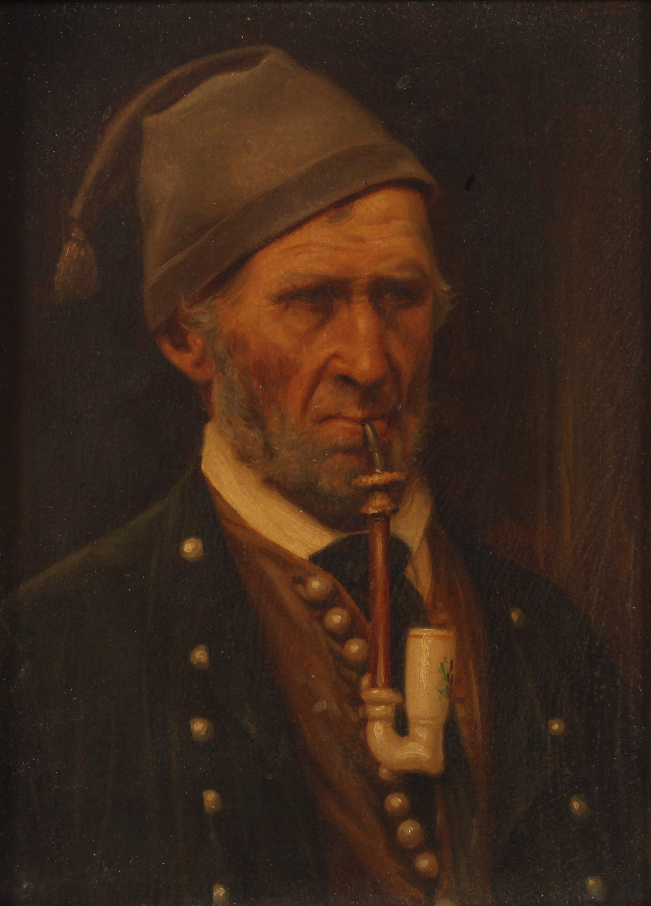 Wilhelm Großmann, attr., Bauer mit Pfeife