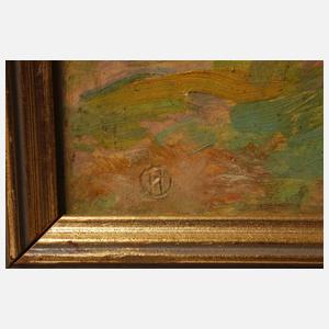 Hermann Gustav Hamann, attr., Im Thüringer Land