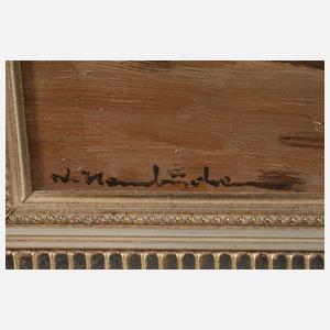 Wilhelm Hambüchen, Fischerboot im Hafen