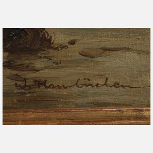 Wilhelm Hambüchen, Fischer beim Anlanden